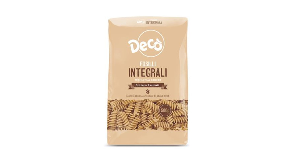 DECO PASTA INTEGR.500GR FUSILLI