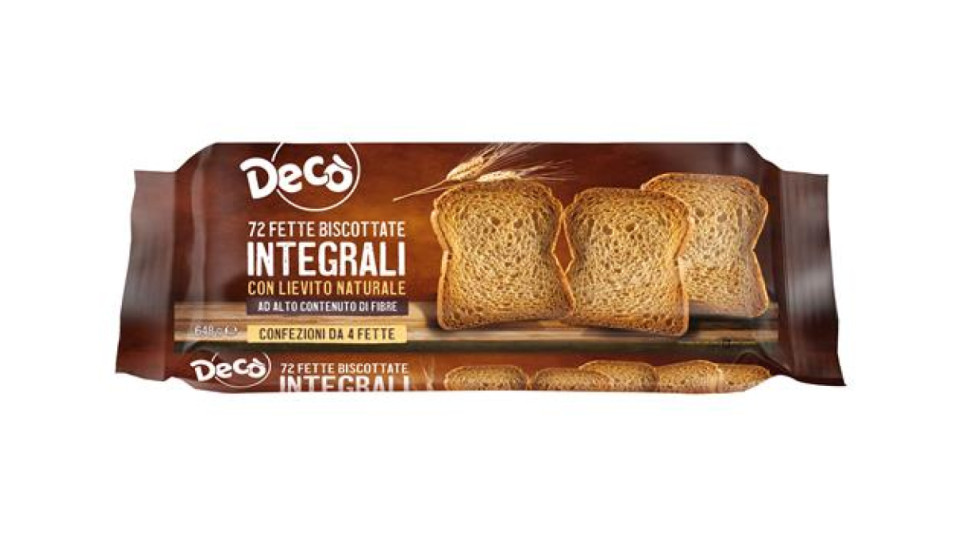 DECO' FETTE BISCOTTATE INTEGRALI