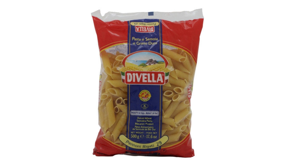 DIVELLA PENNONI RIGATI 500GR