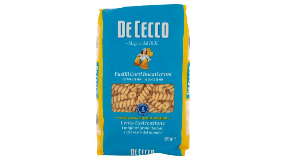 De Cecco Fusilli Corti Bucati n°198 500 g