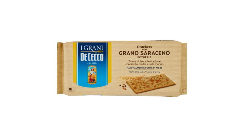 De Cecco I Grani Crackers con Grano Saraceno Integrale 250 g