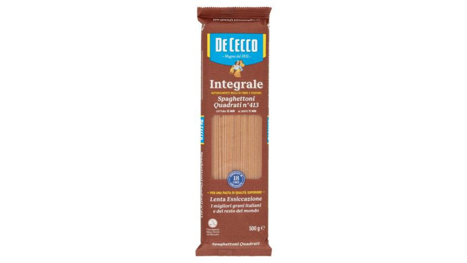 De Cecco Integrale Spaghettoni Quadrati n° 413 500 g