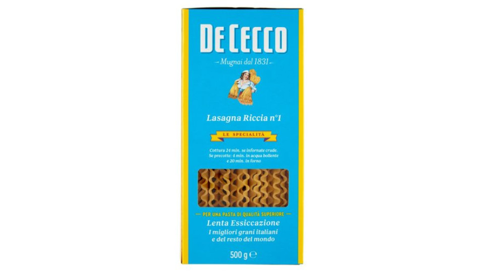 De Cecco Le Specialità Lasagna Riccia n°1 500 g