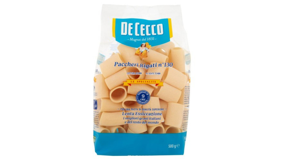 De Cecco Le Specialità Paccheri Rigati n°130 500 g