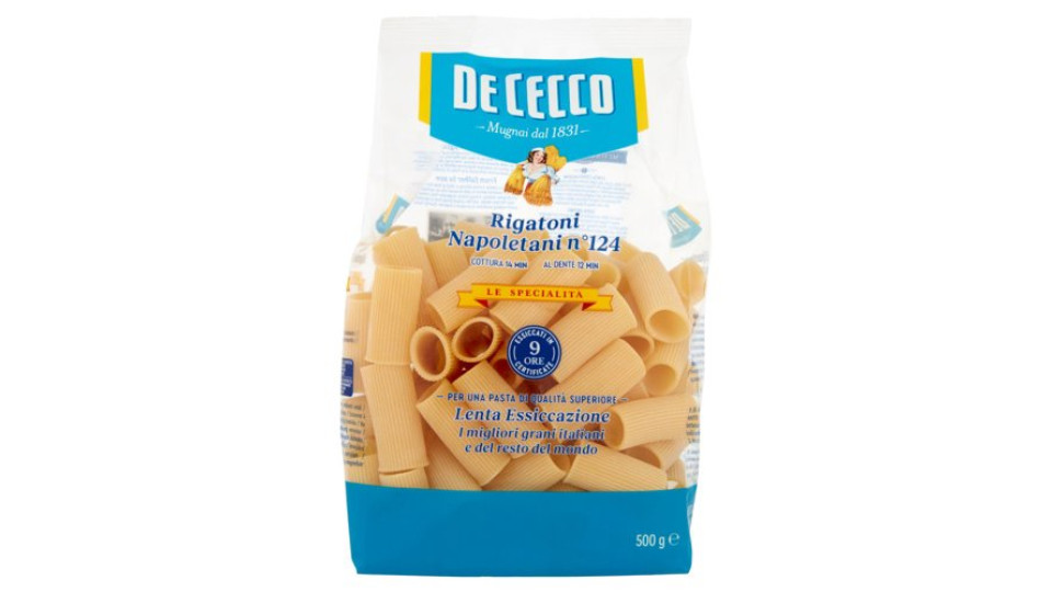 De Cecco Le Specialità Rigatoni Napoletani n°124 500 g