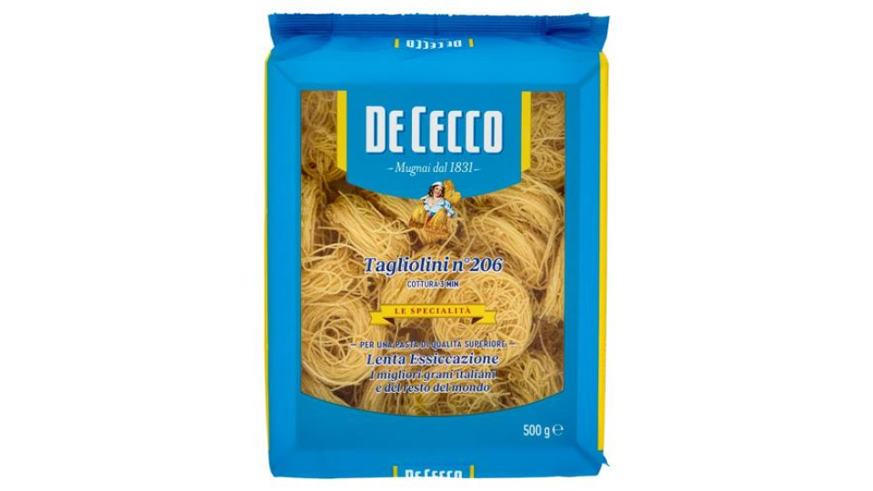De Cecco Le Specialità Tagliolini n° 206 500 g