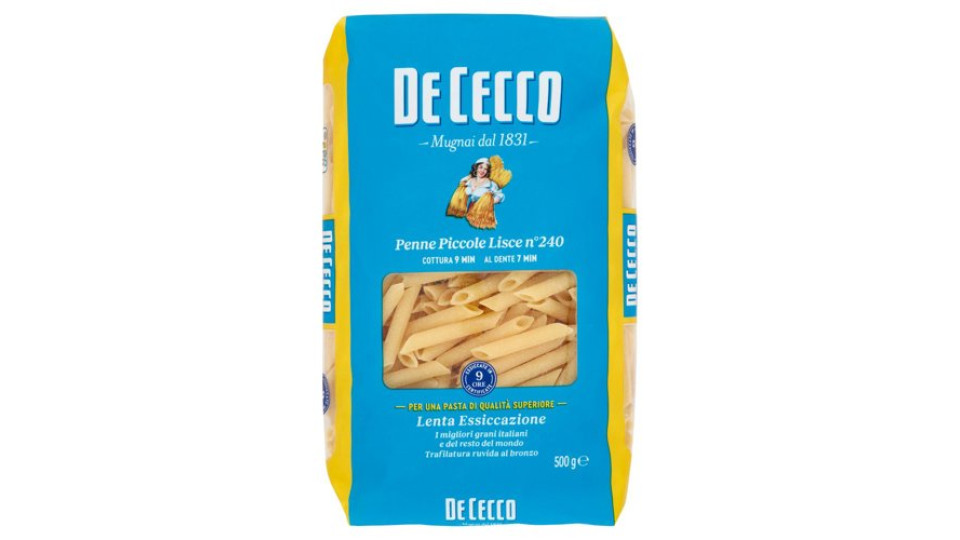 De Cecco Penne Piccole Lisce n. 240 500 g