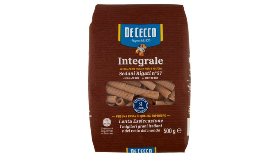 Dececco Integrale Sedani Rigati n°57 500 g