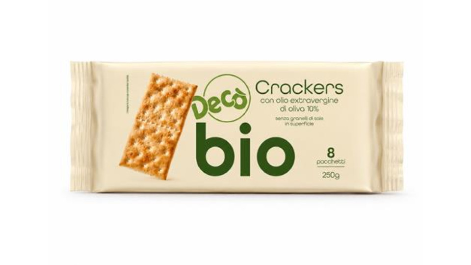 Decò bio crackers con olio EVO 10%
