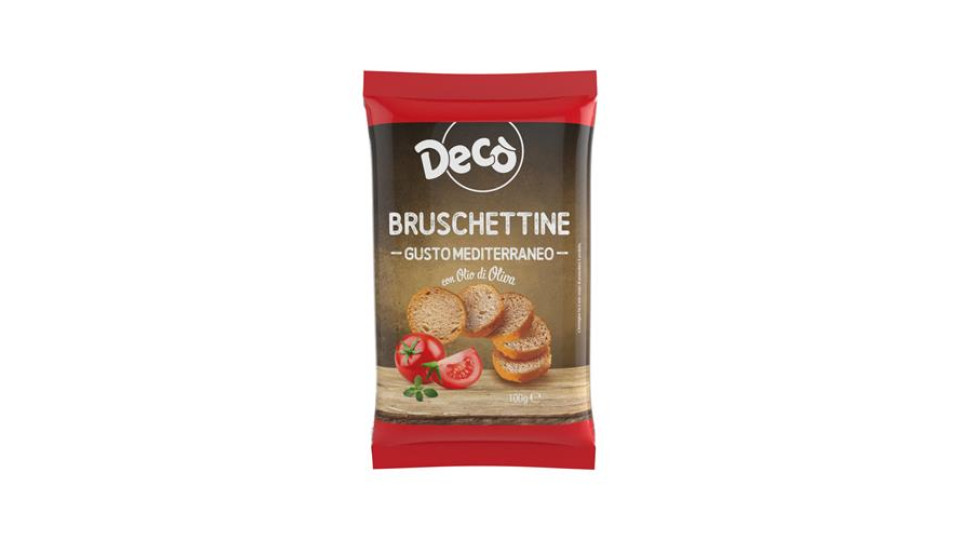 Decò bruschette gusto mediterraneo