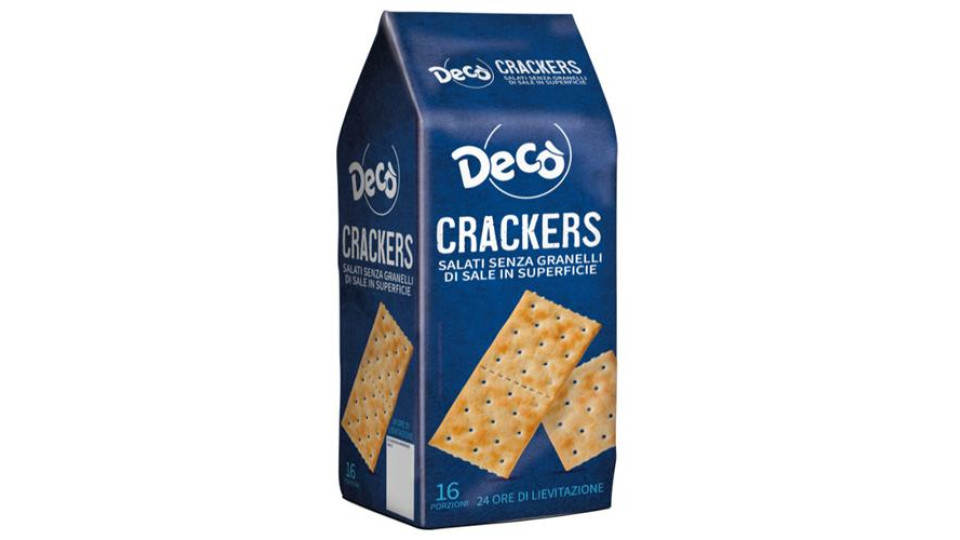 Decò crackers biologici con olio extra vergine di oliva 10%