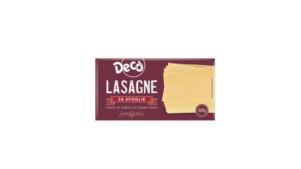 Decò lasagne 500gr