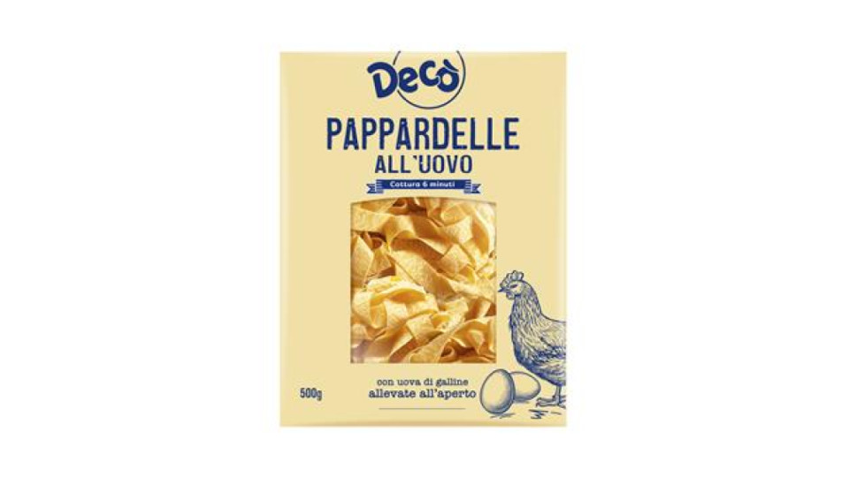 Decò pappardelle all'uovo