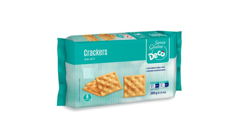 Decò senza glutine Crackers salati