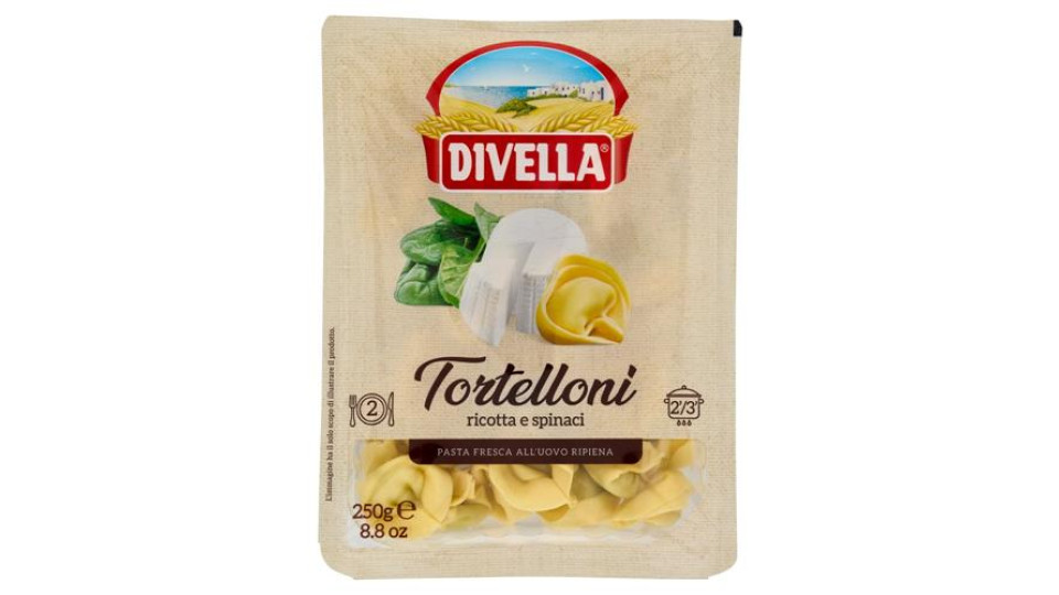 Divella Tortelloni ricotta e spinaci 250 g