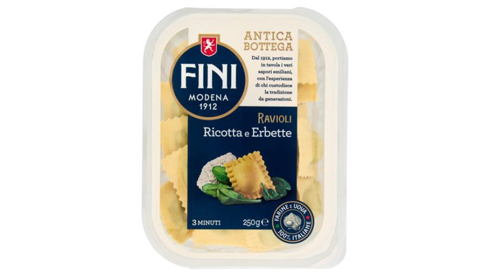Fini Antica Bottega Ravioli Ricotta e Erbette 250 g