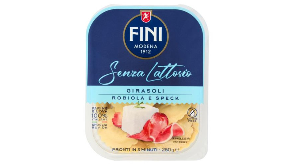 Fini Senza Lattosio Ravioli Ricotta e Spinaci 250 g