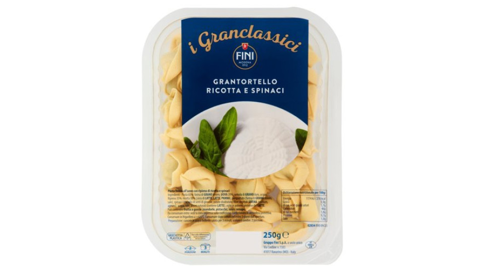 Fini i Granclassici Grantortello Ricotta e Spinaci 250 g