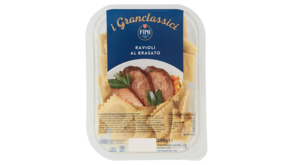 Fini i Granclassici Ravioli al Brasato 250 g