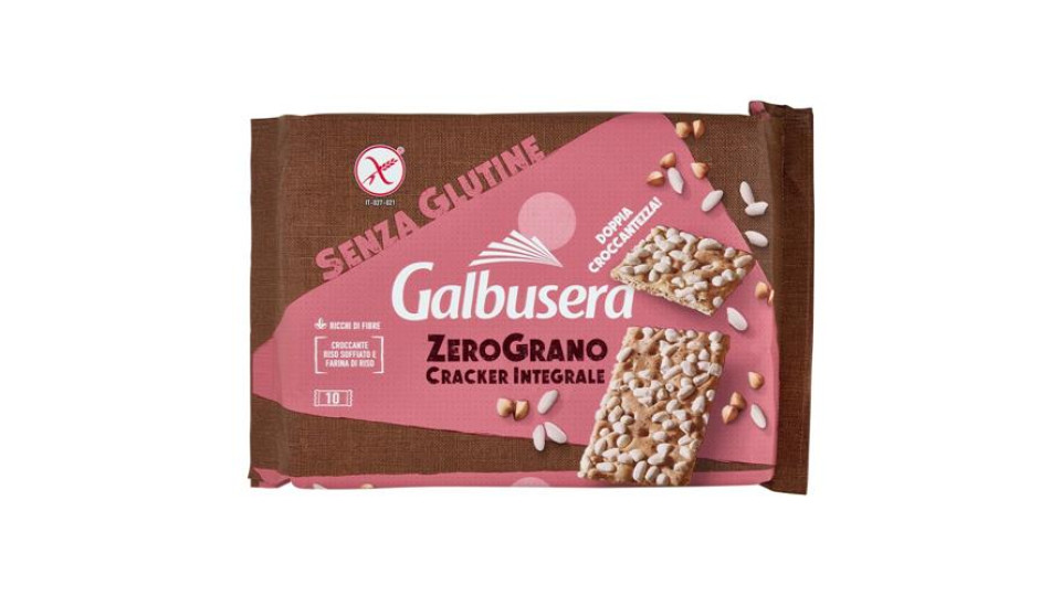 Galbusera ZeroGrano Senza Glutine con Riso Soffiato 10 x 36 g