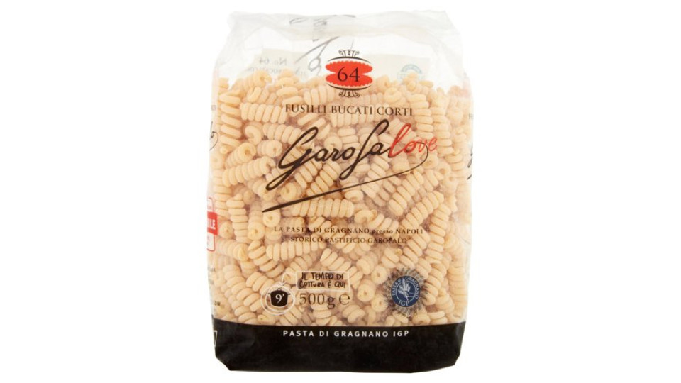 Garofalo Fusilli Bucati Corti 64 Pasta di Gragnano IGP 500 g