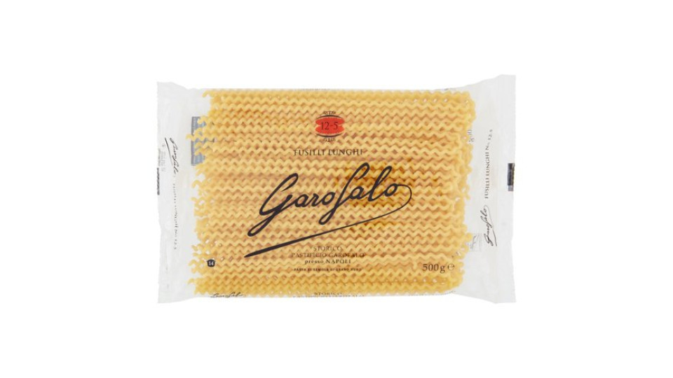 Garofalo Fusilli Lunghi No. 12-5 Pasta di Semola di Grano Duro 500 g