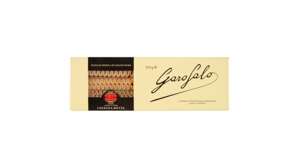 Garofalo Lasagna Riccia 1-24 Pasta di Semola di Grano Duro 500 g