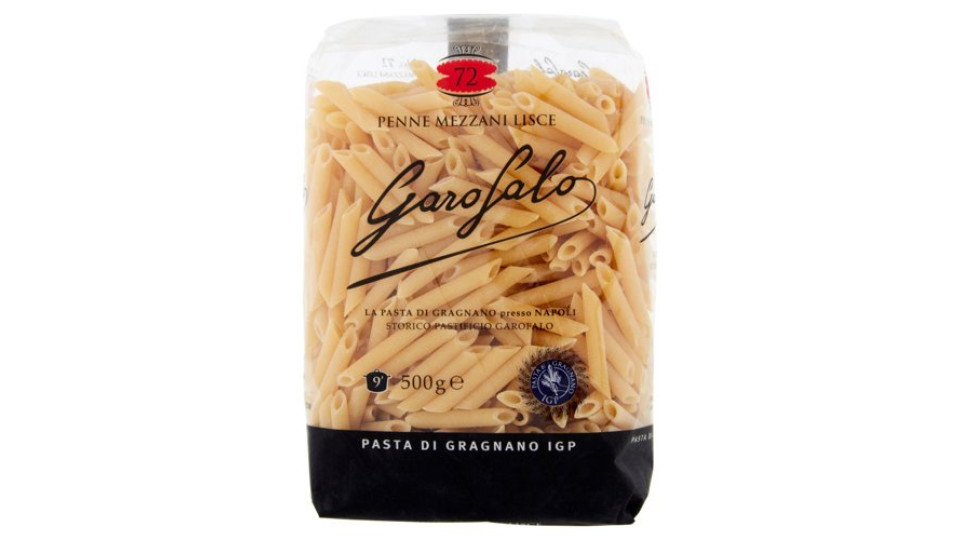 Garofalo Penne Mezzani Lisce 72 Pasta di Gragnano IGP 500 g
