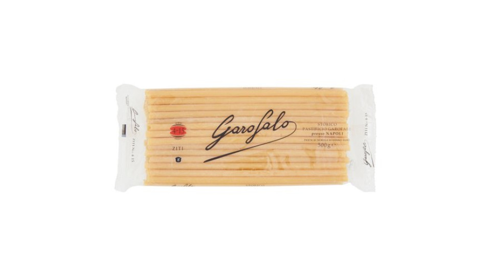 Garofalo Ziti No. 4-15 Pasta di Semola di Grano Duro 500 g