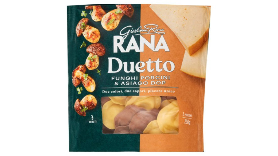 Giovanni Rana Duetto Funghi Porcini & Asiago DOP 250 g