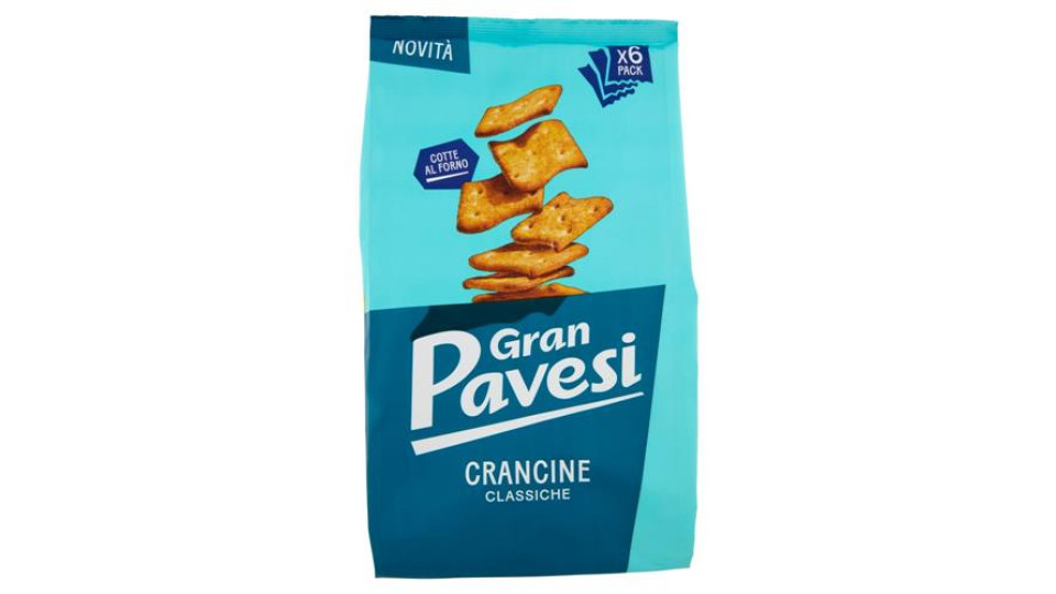 Gran Pavesi Crancine Classiche Snack Cotte al Forno 6 Pacchetti 180g