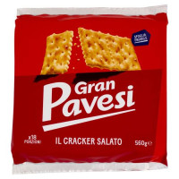 Gran Pavesi il Cracker Salato con Grano 100% italiano 560g