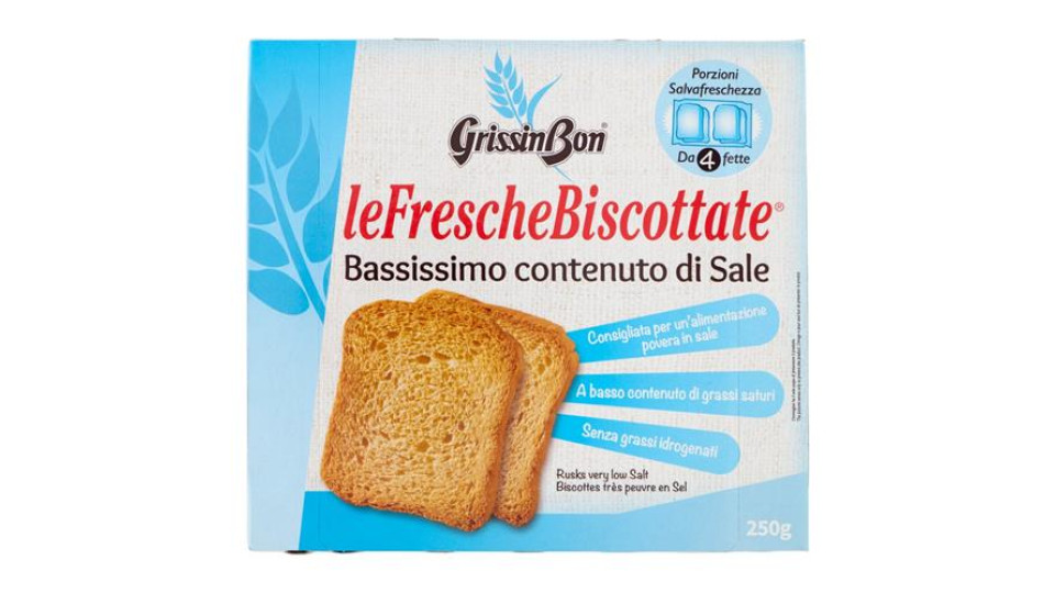 GrissinBon leFrescheBiscottate Bassissimo contenuto di Sale 250 g