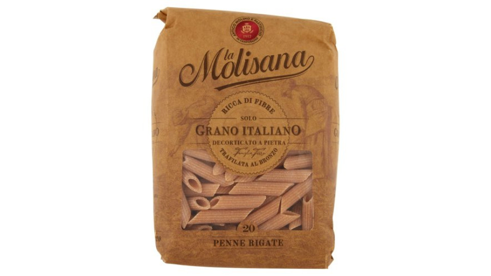 La Molisana integrale 20 Penne Rigate 500 g
