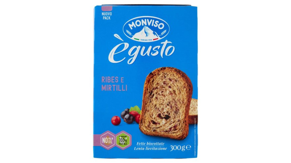 Monviso ègusto Ribes e Mirtilli 300 g