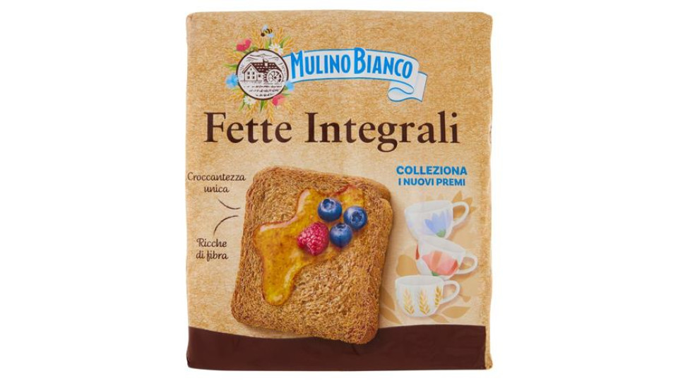 Mulino Bianco Fette Biscottate Integrali Ricche di Fibre 315g