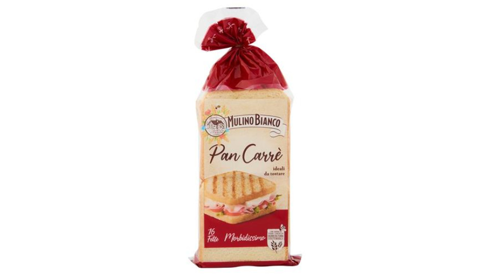 Mulino Bianco Pan Carrè Pane Ideale per Toast 16 fette 285g