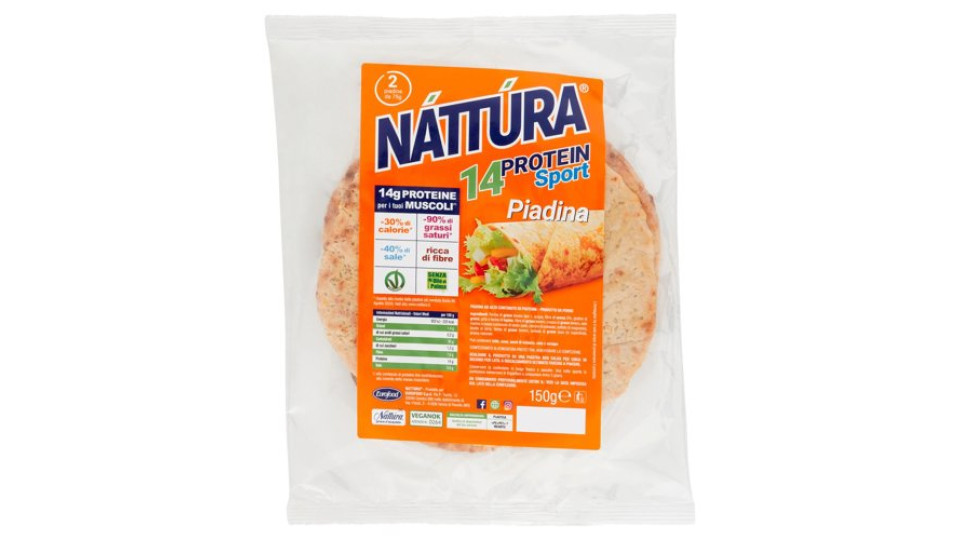 Náttúra 14 Protein Sport Piadina 2 x 75 g