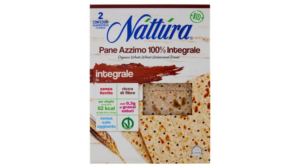Náttúra Pane Azzimo 100% Integrale Bio 200 g