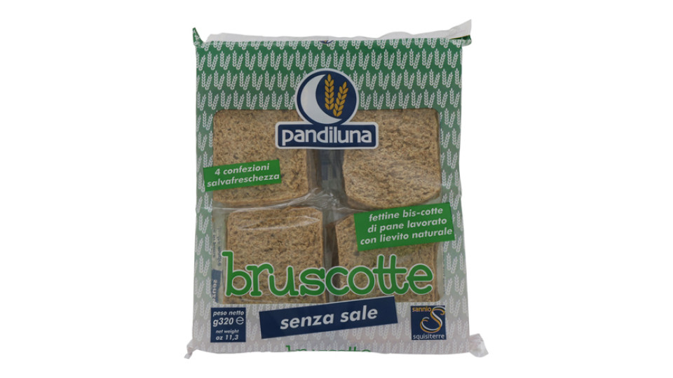 Pan Di Luna Bruscotte Bruschette Senza Sale Gr 320