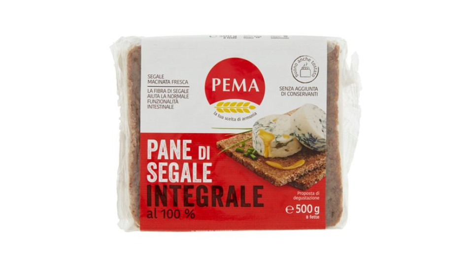 Pema Pane Di Segale Integrale 500 G