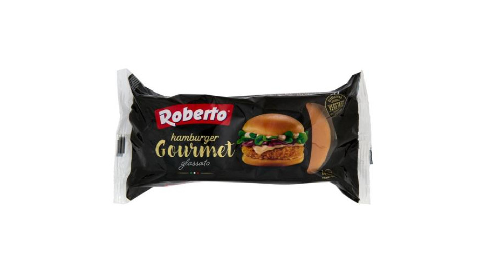 Roberto Gourmet Hamburger Glassato 4 Panini 300 g