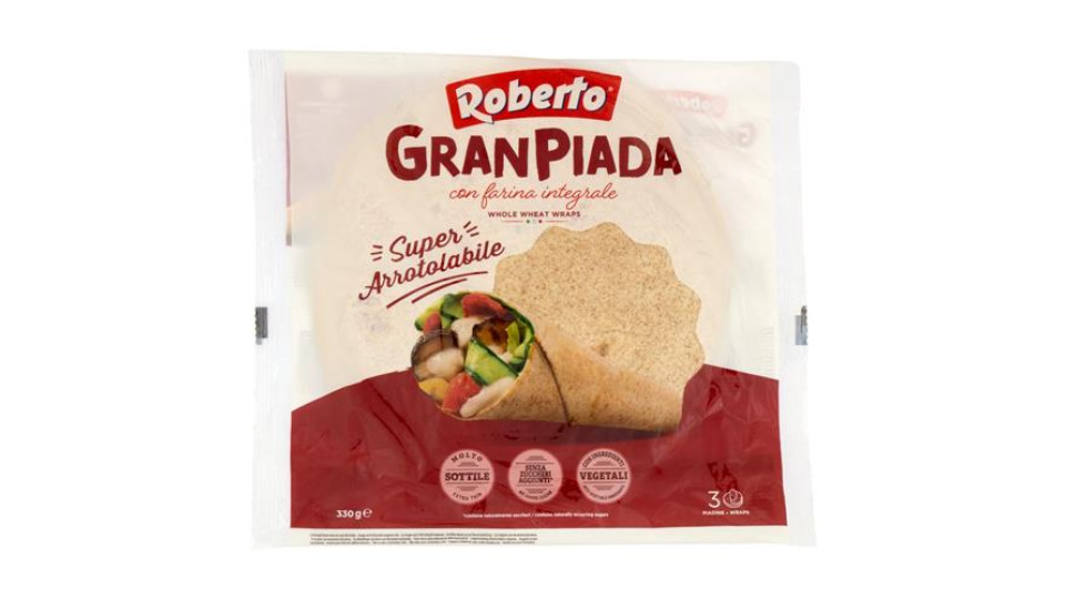 Roberto Granpiada Integrale 3 Piadine 330 g