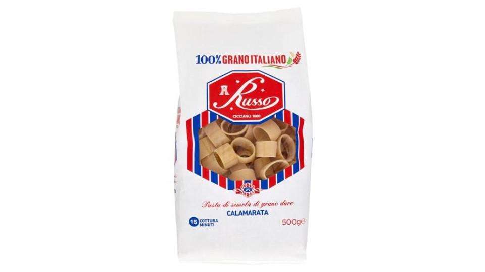 Russo Calamarata 27 Pasta di Semola di Grano Duro 500 g