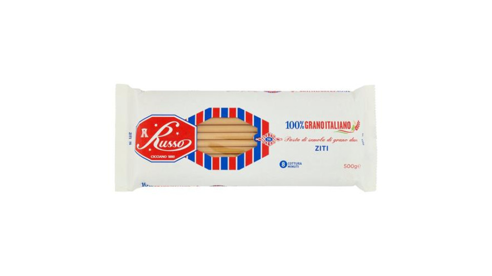 Russo Ziti 76 Pasta di Semola di Grano Duro 500 g