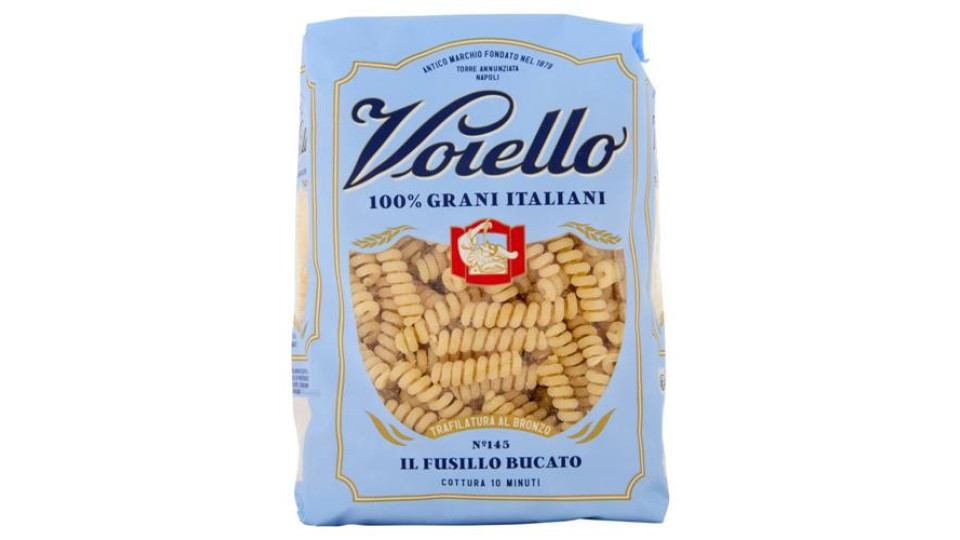 Voiello Pasta Il Fusillo Bucato N°145 Grani 100% Italiani Trafilata Bronzo 500g