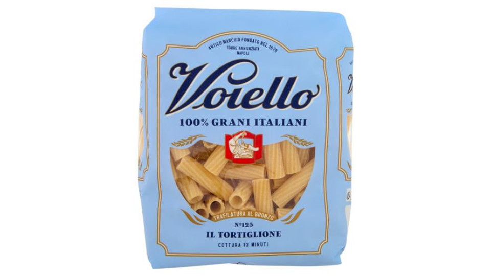 Voiello Pasta Il Tortiglione N°125 grano Aureo 100% italiano Trafilata bronzo 500g