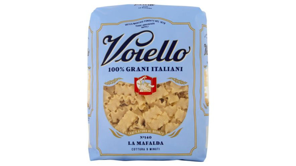 Voiello Pasta La Mafalda N°140 Grani 100% Italiani Trafilata Bronzo 500g