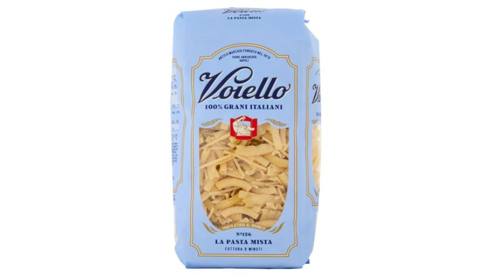 Voiello Pasta La Pasta Mista N°126 Grani 100% Italiani Trafilata Bronzo 500g