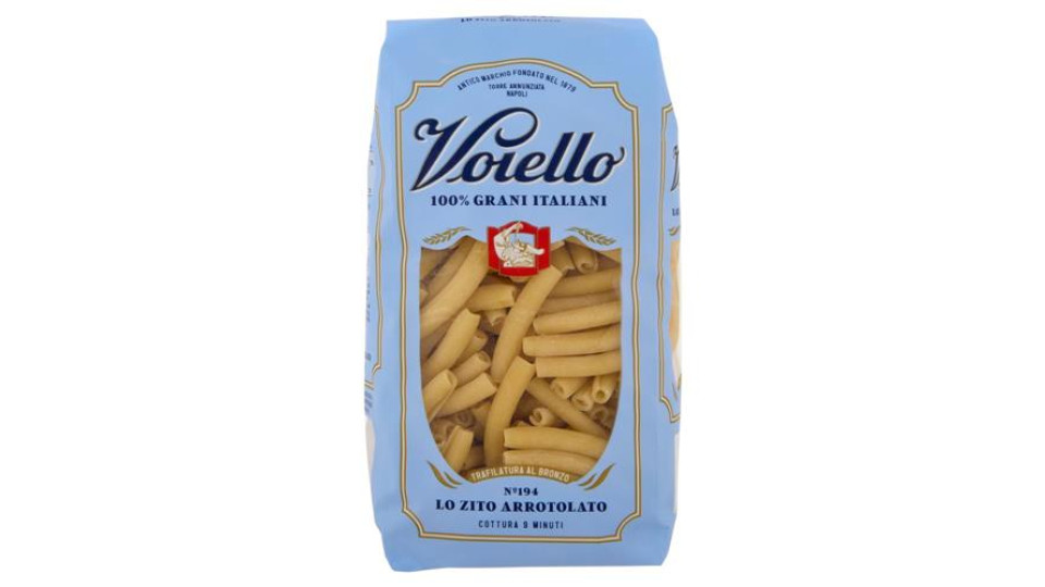 Voiello Pasta Lo Zito Arrotolato N°194 Grani 100% Italiani Trafilata Bronzo 500g